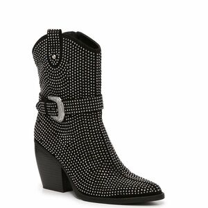 Mix No. 6 Black Studded Ankle Boots
